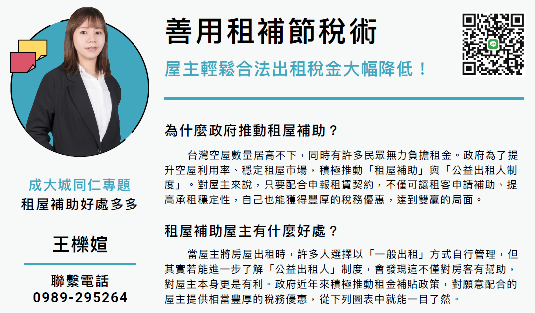 興城團隊尋厝覓宅-刊物專題報導 ｜房東必讀：租屋補助+公益出租人制度 全面節稅攻略